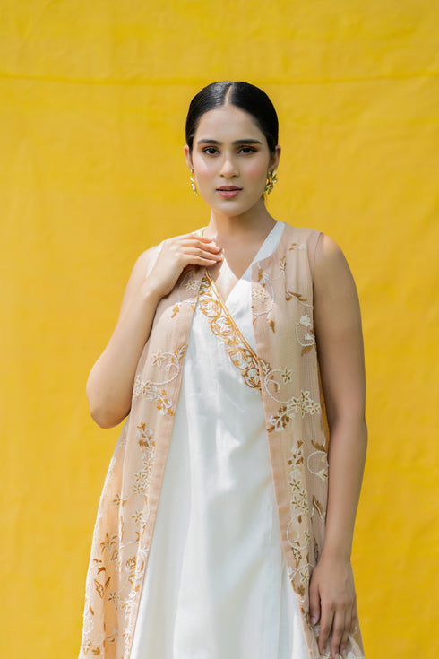 Nazrana Hand-embroidered Overlay